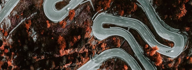 Image of road from up above